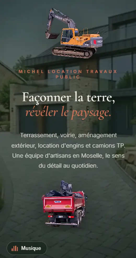 Aperçu du site Michel Location